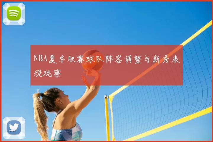 NBA夏季联赛球队阵容调整与新秀表现观察